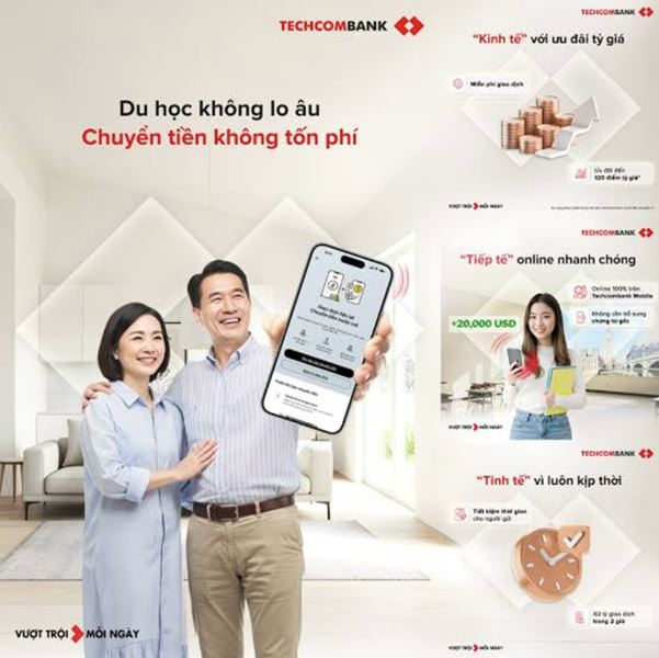 Giảm áp lực chuyển tiền du học với ưu đãi từ Techcombank 14 1