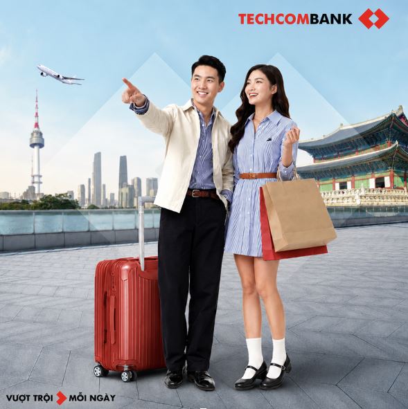 Vi vu Á châu, không lo âu phí với bộ sưu tập thẻ thanh toán (debit card) Techcombank 14 tech 3