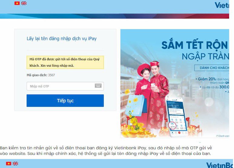 quen mat khau vietinbank ipay e3757ccb