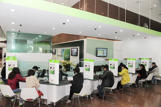 Mở tài khoản Vietcombank tại Quầy giao dịch