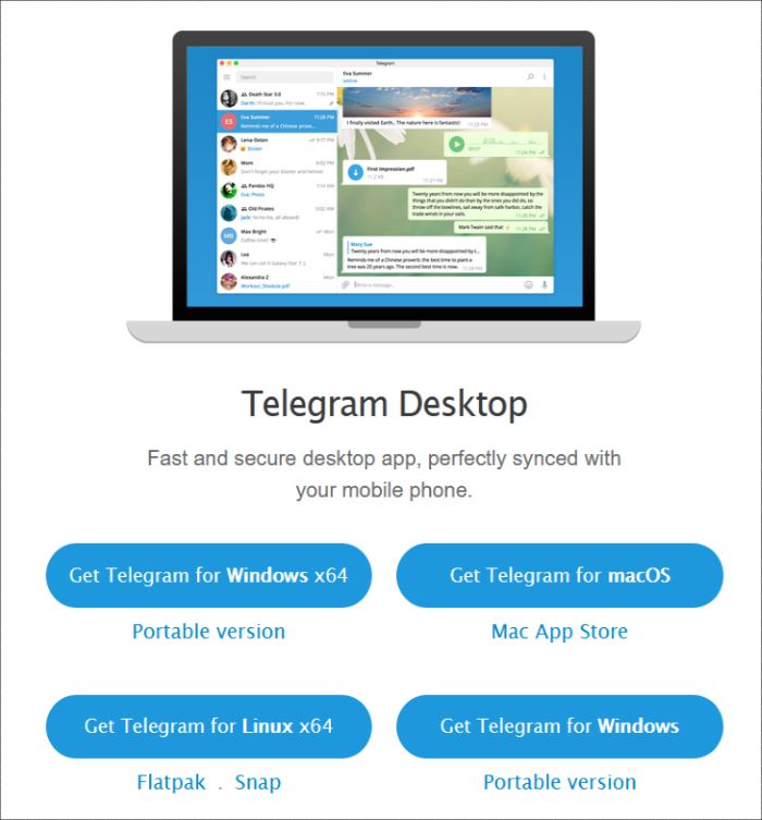 Tải Telegram cho máy tính