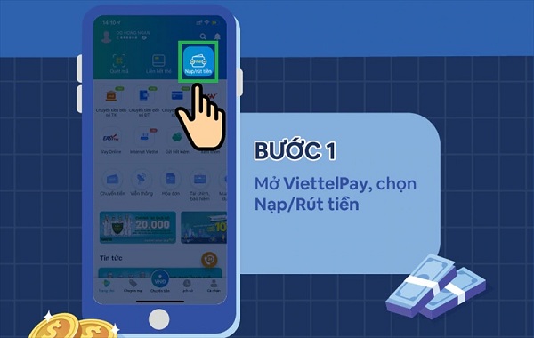 Chọn Nạp/Rút tiền