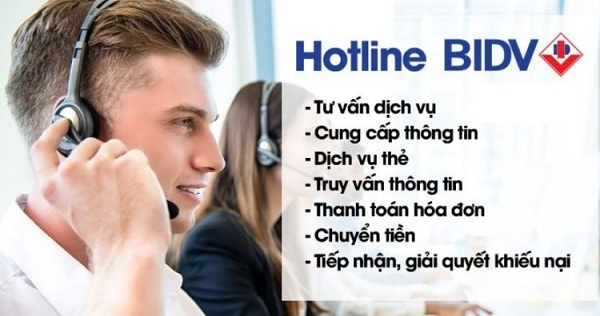 Chức năng của Hotline CSKH BIDV