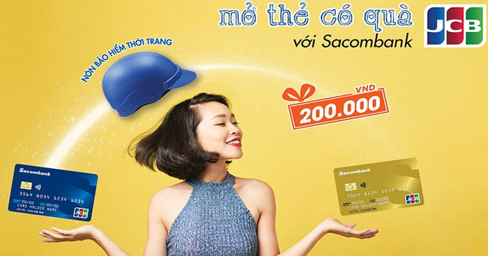 Sacombank mang lại cho khách hàng nhiều ưu đãi khi sử dụng thẻ JCB Sacombank