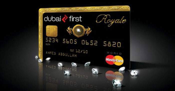 Thẻ đen Dubai First Royal Mastercard